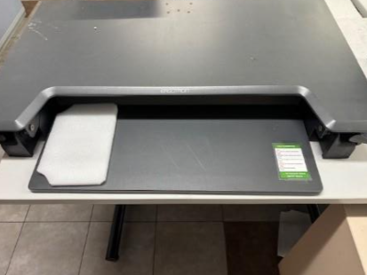 Top of desk computer station
