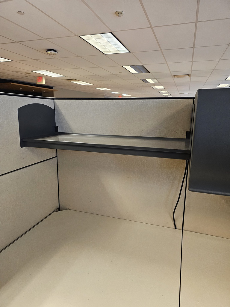 36' Flat Overhead Shelf-In Workstation