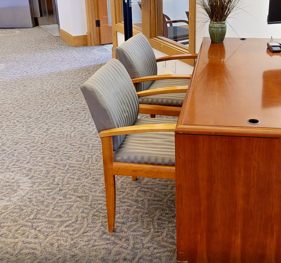 Striped Guest Chairs