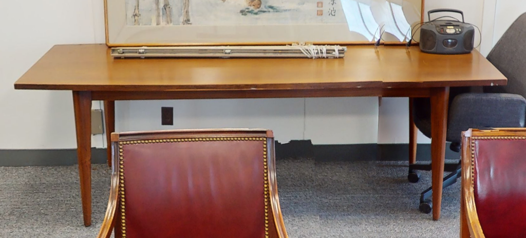 Conference table, wood