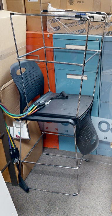 Blk barstool chair
