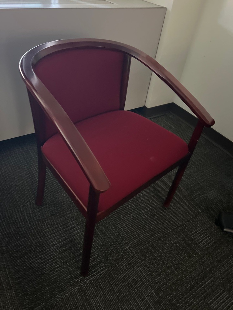 Red Wooden Chairs 