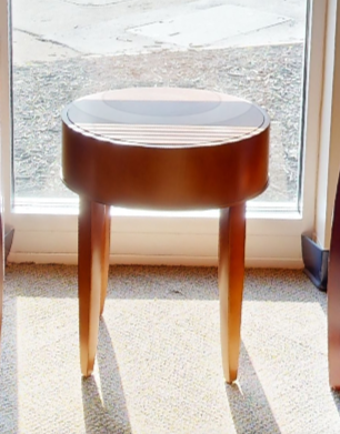 Round side table