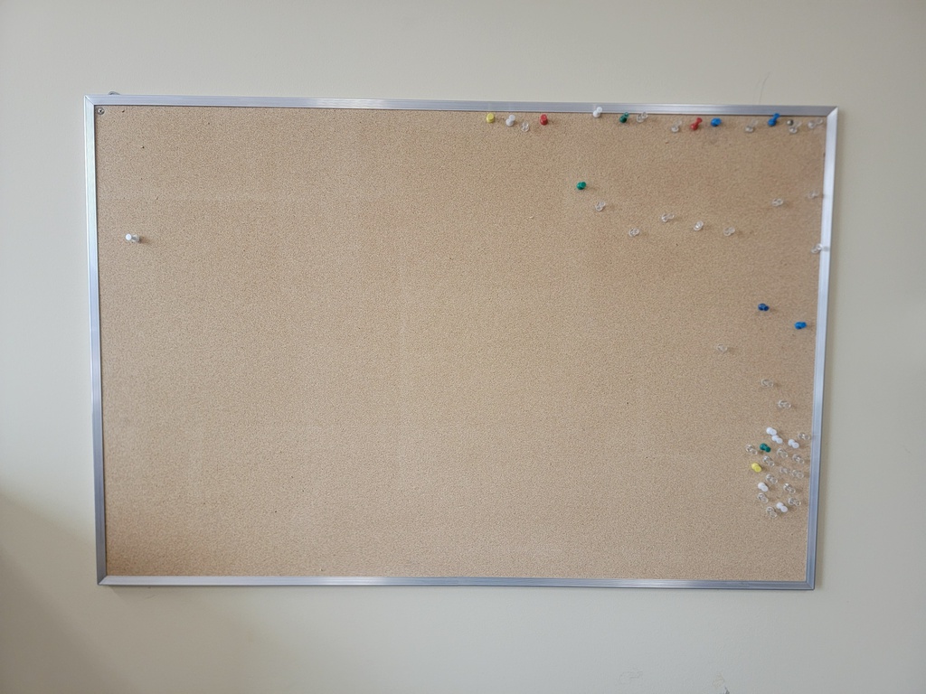 Pinboard w/frame