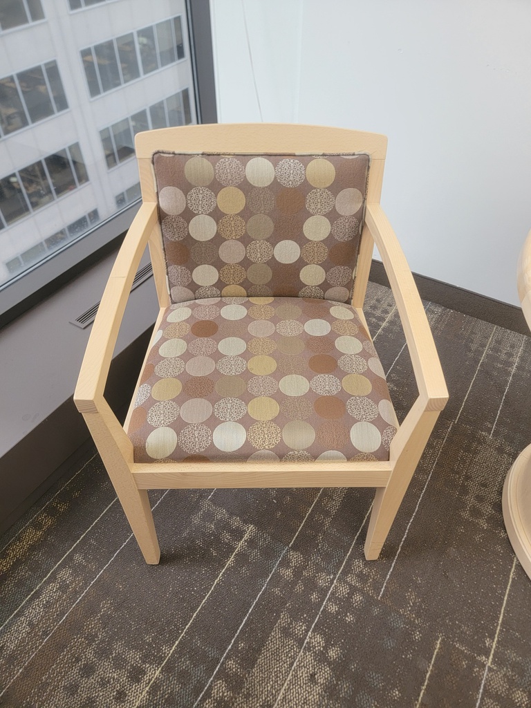 Wood arm chair