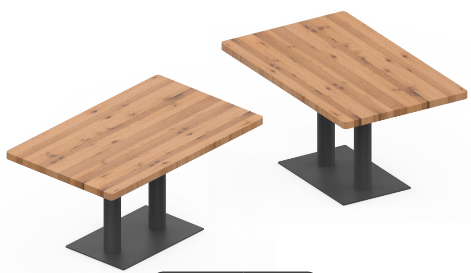 Booth Tables With Power 1473mmW x 775mmD x 743mmH