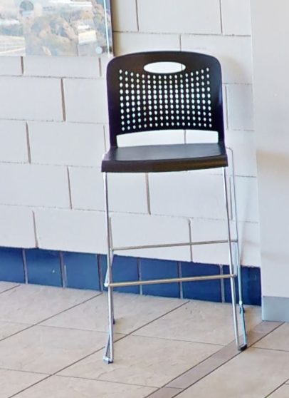 Tall chairs, blk