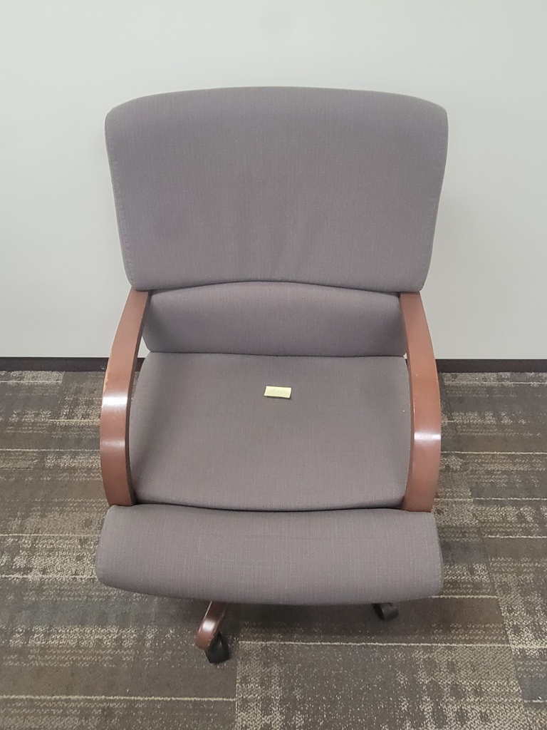 Office chair-wood arms