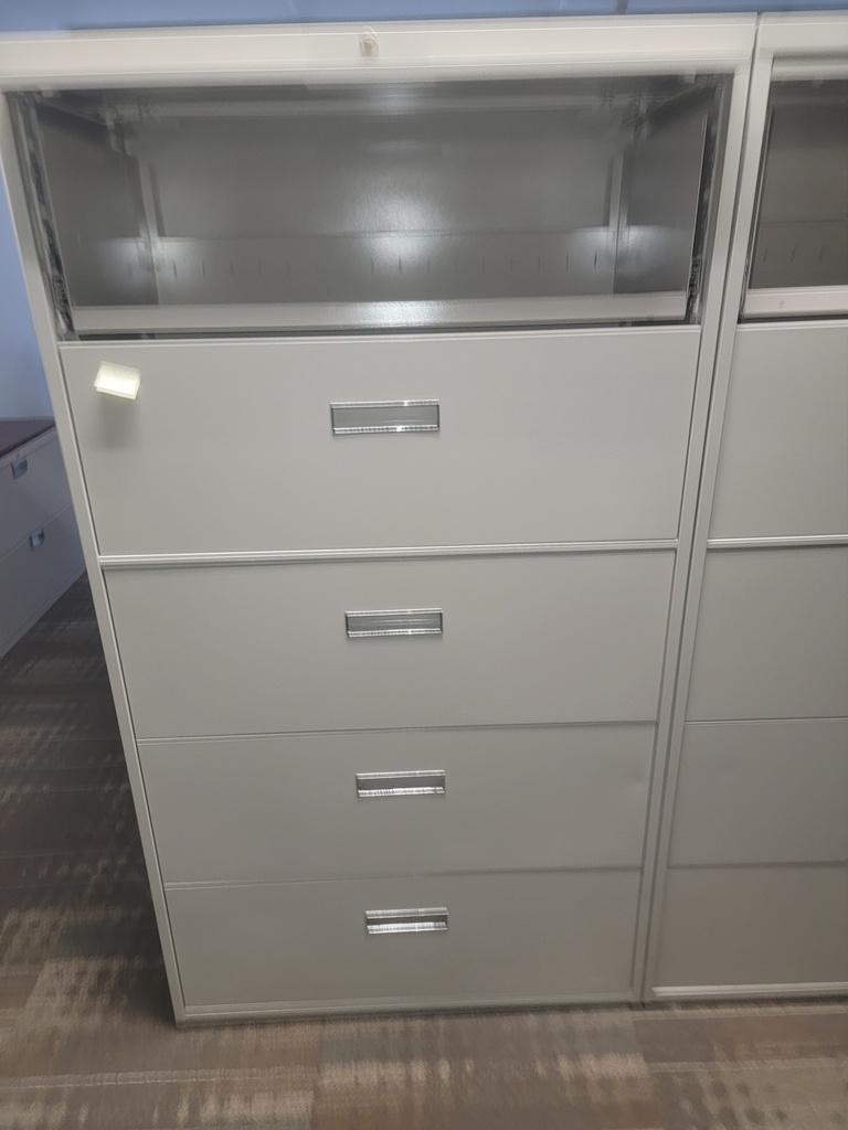 5 drawers met/cab