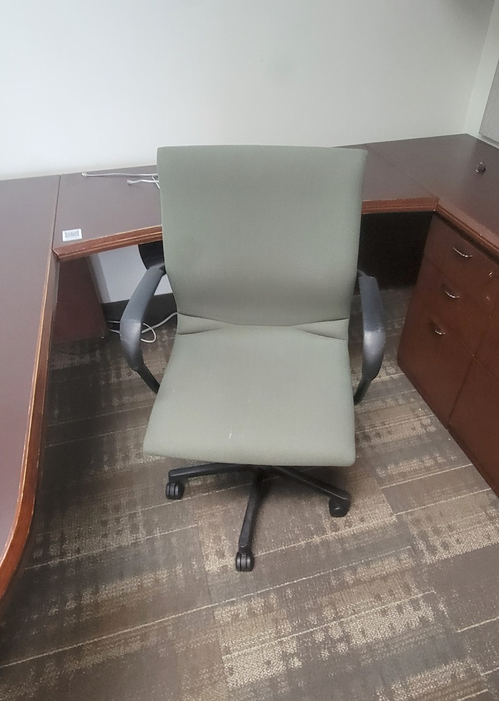 Green office chair 