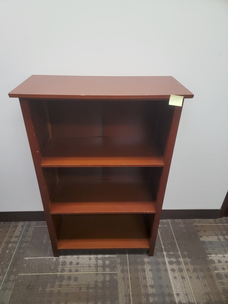 2 shelves bookcase wood