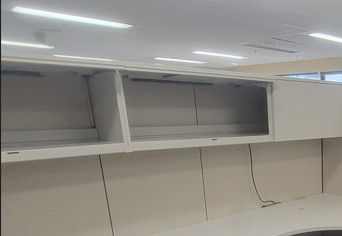 Metal overhang comp. (photo representation)