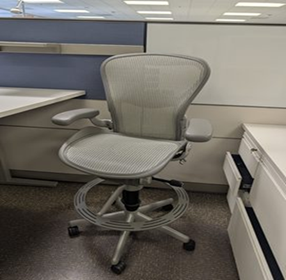 Chair, Aeron Classic task chairs and stools, various throughout