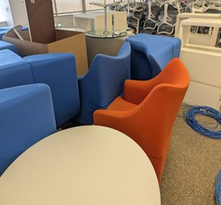 Lounge, Plex club chair, various colours throughout