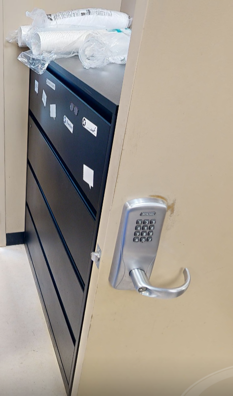 4D lateral filing cabinet, blk