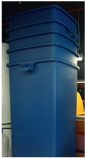 Cestos De Basura  Azules 