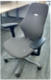 Office Chair High Back Without Headrest Gris