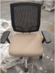Sillas Giratoria Con Ruedas / Chair Focus Beige