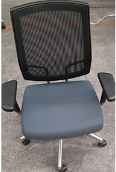 Sillas Giratoria Con Ruedas / Chair Focus Azul