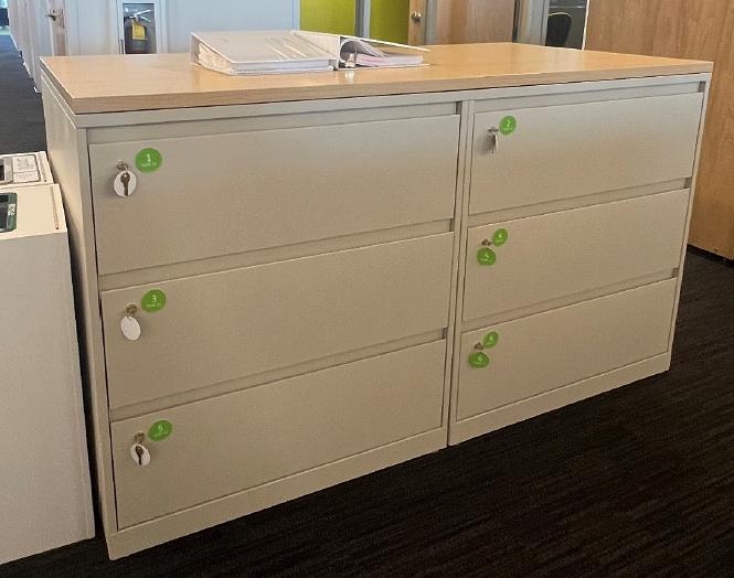 Lateral Files - 10-pack with 36x90 common top