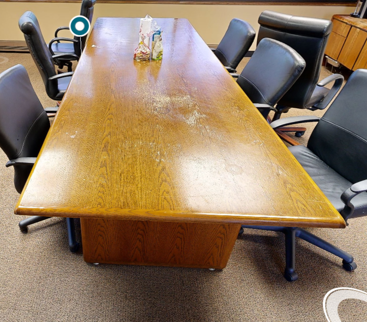 Large conference table