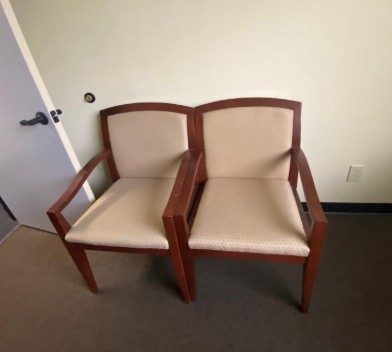Chairs w/ Light Brown Cushion