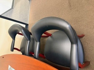 Redwood/Black Cushion Chair