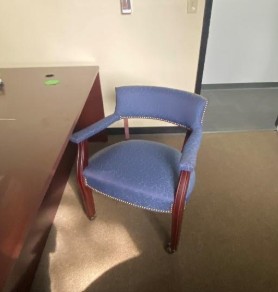 Blue &amp; Red Chair