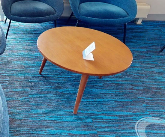 Round coffee table
