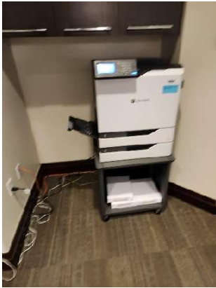 Printer on Stand