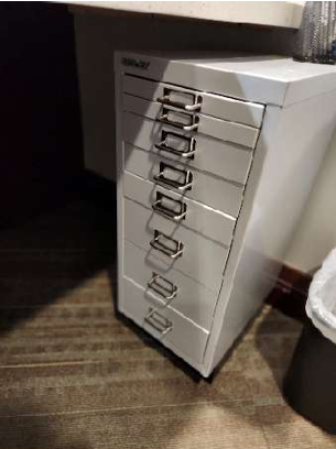 Small Flat Drawer Cabinet