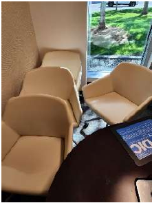 White Conference Chairs, No Arms