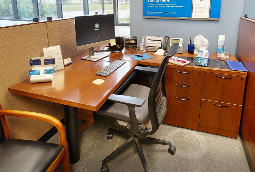 L-shape desk