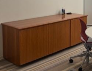 wooden credenza
