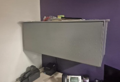 Overhead Wall mount bin