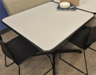 Square Lunch Room Table
