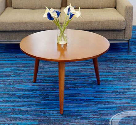 Round coffee table, wood