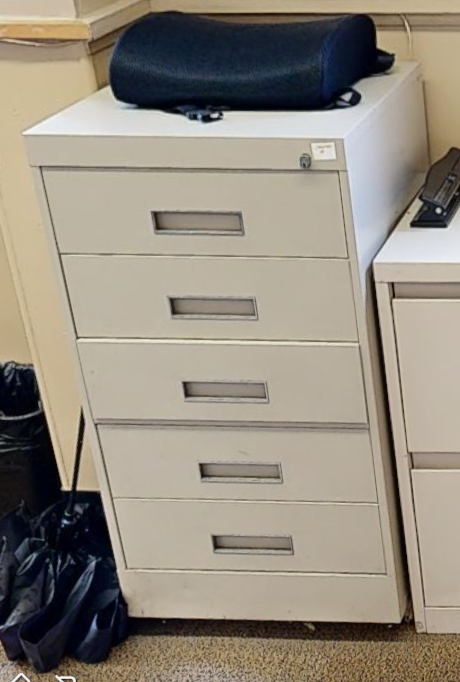 5D vertical small file cabinet