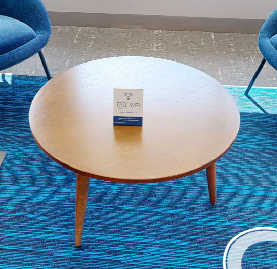 Round coffee table