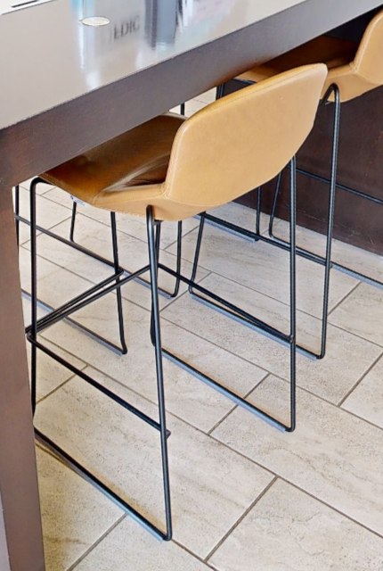 Gold barstool