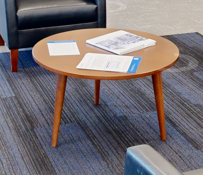 Round coffee table
