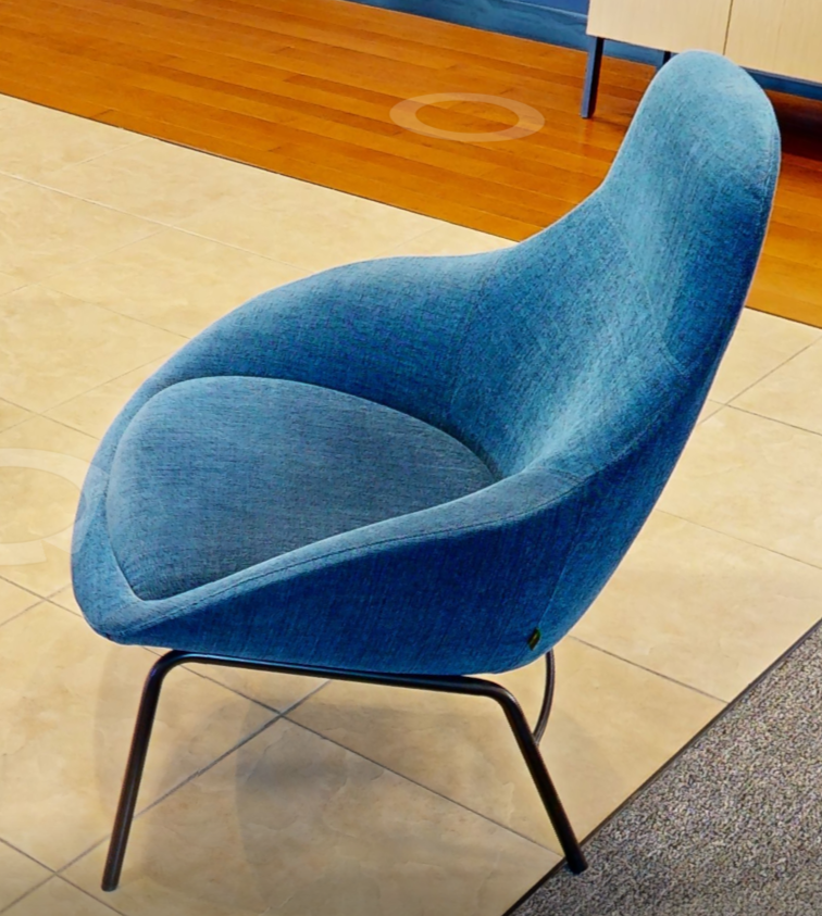 Blue lounge Chair