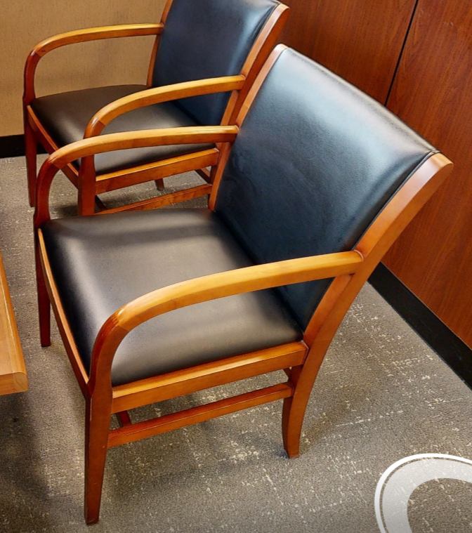 Navy guest chair