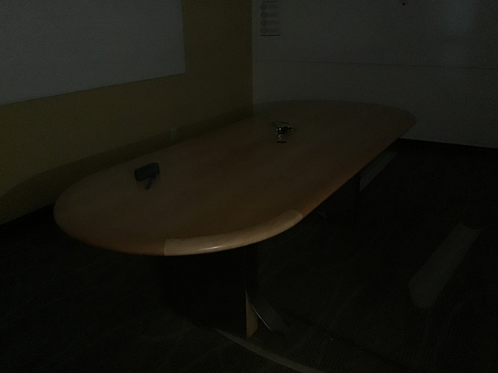 L108" W42" H29" Conf table Maple