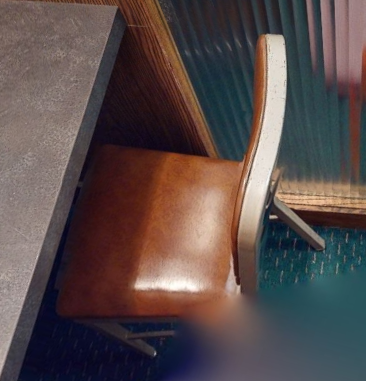 Brown side chair