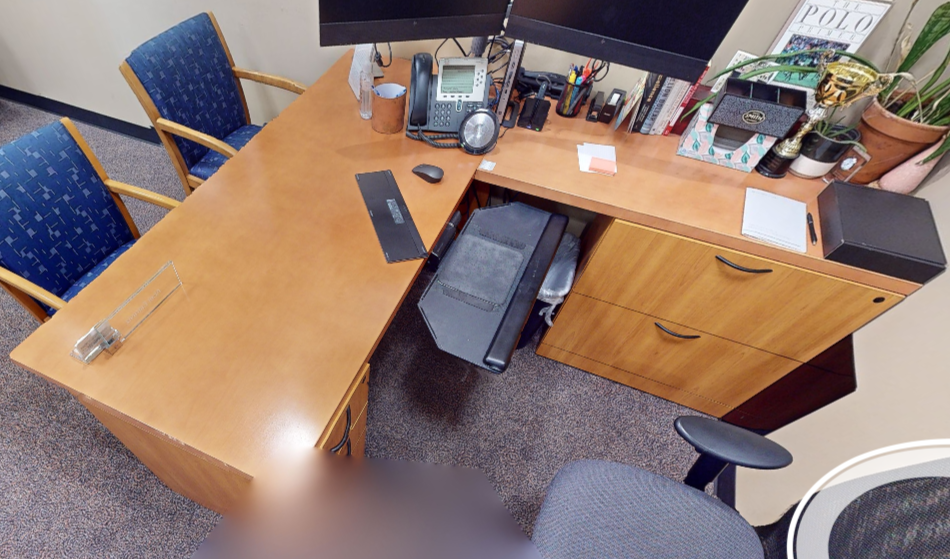 L-shape desk
