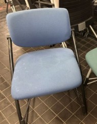 Sled Chair - Light Blue, No Arms