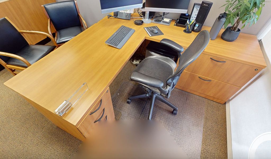 L-shape desk