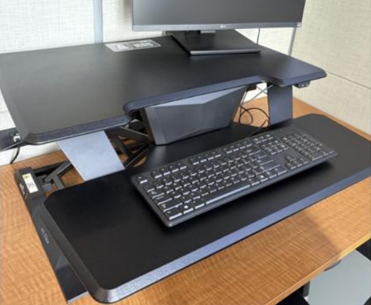 Varidesk: Adjustable Standing Electric Converter Desk