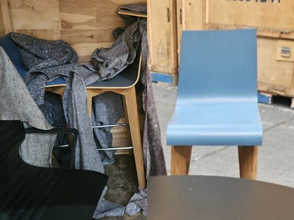 High Back Stool